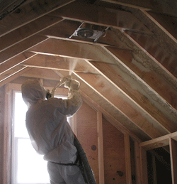 Lowell MA attic spray foam insulation